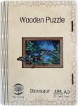 Dřevěné puzzle WOODEN dinosaurus - 300 dílků