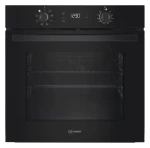 Indesit IO K55C B černá / Vestavná trouba / Elektrická / 59,5 cm / Snadné čištění (IO K55C B)