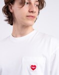 Tričko Carhartt WIP S/S Pocket Heart T-Shirt White/Red