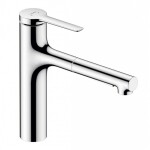 HANSGROHE - Zesis M33 Dřezová baterie s výsuvnou sprškou, sBox, chrom 74823000