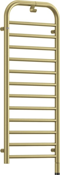 DEANTE - Silia matné zlato koupelnový radiátor, elektrický – výška 121 cm AGI_RG41E