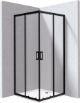 DEANTE - Funkia Evo čtvercový sprchový kout s vaničkou, čtvercový, 90x90 cm KYCPN099P