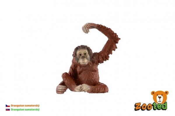 Orangutan sumaterský zooted plast 8cm v sáčku