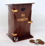 Ptakoviny.cz Pokladnička kadibudka dřevěná - Na Domeček