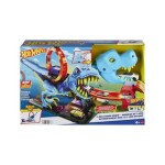 Poškozený obal - Mattel Hot Wheels HKX42 City smyčka se žravým T-Rexem