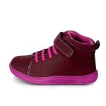 Dívčí celoroční barefoot boty Bugga KAMA Burgundy B00200-07 - 29