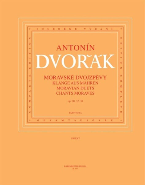 Moravské dvojzpěvy - Antonín Dvořák