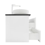 Koupelnová skříňka s umyvadlem SAT B-Way 119x50x45 cm bílá lesk BWAY2120WTK2BB BWAY2120WTK2BB