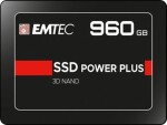 EMTEC Power Plus X150 960GB / 2.5 / SATA III / 3D TLC / R:520MBps / W:500MBps / IOPS: 70K80K / MTBF 2mh / 3y (ECSSD960GX150)