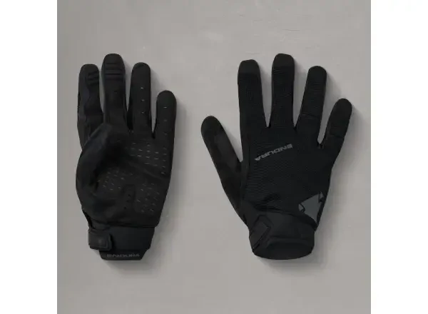 Endura Hummvee gel softshellové cyklistické rukavice černá vel. L