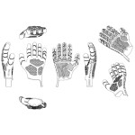 Pracovní rukavice Delta Plus VV922NO09 Barva: Černá, Velikost rukavic: 9, 1 ks