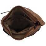 Trendy dámská koženková crossbody kabelka Tomila, khaki