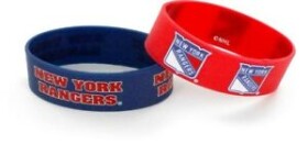 Gear for Sports Silikonový náramek - New York Rangers - 2 kusy
