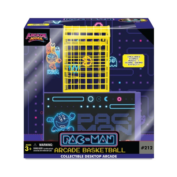 Mini Arcade Neon Basketball - PAC-MAN - Albi