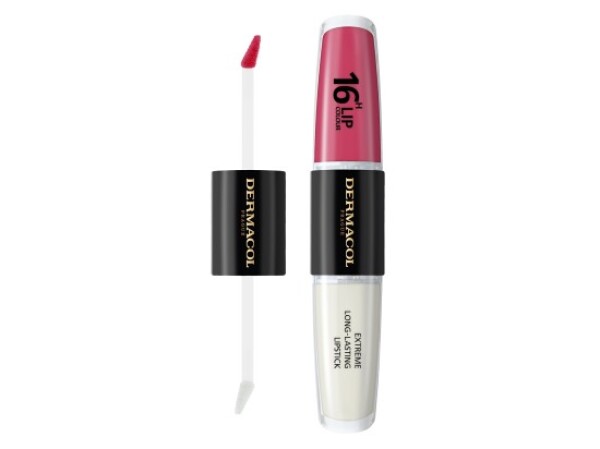 Dermacol 16H Lip Colour - Dlouhotrvající barva na rty č.6, 4 ml + 4 ml