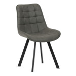 Jídelní židle, šedá, látka vintage, HC-V3066 GREY3