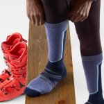 SMARTWOOL Ski Full Cushion OTC Socks, Nightfall Blue (vzorek) velikost: L