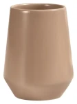 Spirella JOSHUA kelímek na zubní kartáčky matné cappuccino / keramika