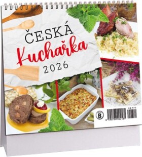 Stolní kalendář ARIA 2026 MINI - Česká kuchyně