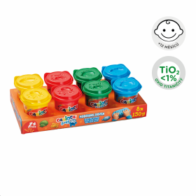 Carioca modelovací hmota Baby Do 1+, 8 × 150 g, mix barev