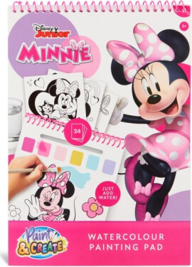 Omalovánky s vodovkami Disney Minnie