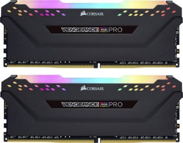 Corsair Vengeance RGB Pro 16GB(2x8GB) 3600 MHz / DDR4 / PC4-28800 / CL18-22-22-42 / 1.35V / XMP2.0 / s chladičem (CMW16GX4M2D3600C18)