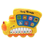 Mamido Vzdělávací elektrické piano Lokomotiva pro batolata žluté