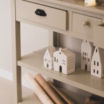 Räder Porcelánový svícen domeček Dream House, bílá barva, porcelán