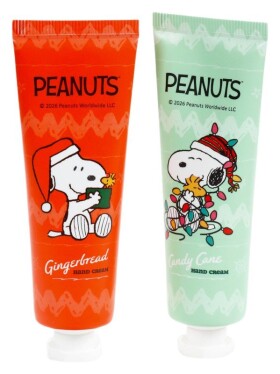 Hydratační krém na ruce - vánoční Peanuts Snoopy & Wood, 30ml (mix motivů)