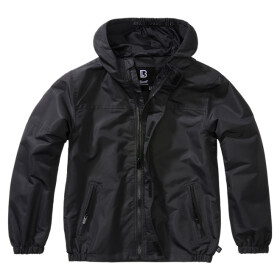 Brandit Bunda dětská Kids Summer Frontzip Windbreaker černá 158/164