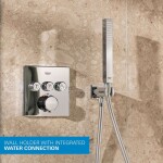 GROHE - Vitalio SmartActive Sprchový set s termostatem pod omítku, 31x31 cm, 2 proudy, chrom 34875000