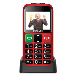 EVOLVEO EasyPhone EB + stojánek červená / 2.4" / 0,3 MP / SOS / microSDHC (EP-850-EBR)