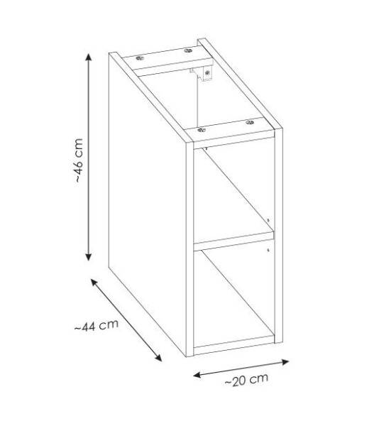 COMAD - Skříňka pod desku 20cm 5907611656815