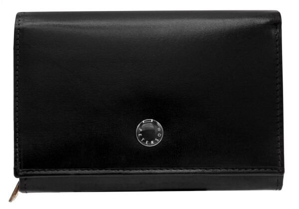 Trendy dámská kožená peněženka Peterson Calista, černá