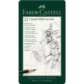 FABER-CASTELL Castell 9000 Art Set Grafitová tužka - plechová krabička 12 ks (119065)