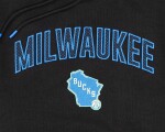 New Era Pánská mikina Milwaukee Bucks NBA 2023 City Edition Oversized Hoodie Velikost: S