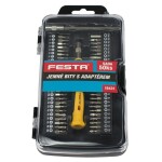 FESTA 18431 Šroubovák hodinářský s bity, sada 50 ks