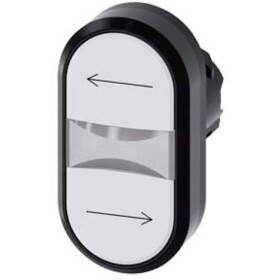 Siemens 3SU1000-3AB66-0AM0, 3SU10003AB660AM0 dvojitý tlakový spínač, 22.3 mm, 1 ks