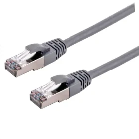 C-TECH patchcord Cat6a S/FTP 10 m šedá (8954125015307)