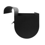 Ferm Living Závěsný truhlík na balkon Uma Black Large, černá barva, kov