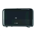 TORK 558048 zásobník na toaletní papír v roli bez dutinek Twin Mid-size černý T7