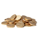 Poex Čokoládové mince v síťce 50g ZÁRUKA 12/25