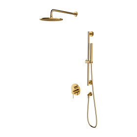 OMNIRES - Y systém sprchový podomítkový, 2-výstupový, lesklé zlato SYSY47GL
