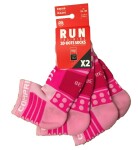 Běžecké kompresní ponožky Compressport Training Socks páry PINK Velikost: EU