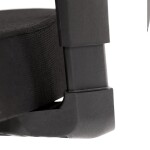 Kancelářská židle, potah černá látka a černá síťovina MESH, houpací mech.