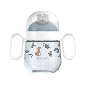 Little Dutch Hrnek s pítkem 200 ml Forest Friends modrá / od 6 měsíců (108017065408LD)