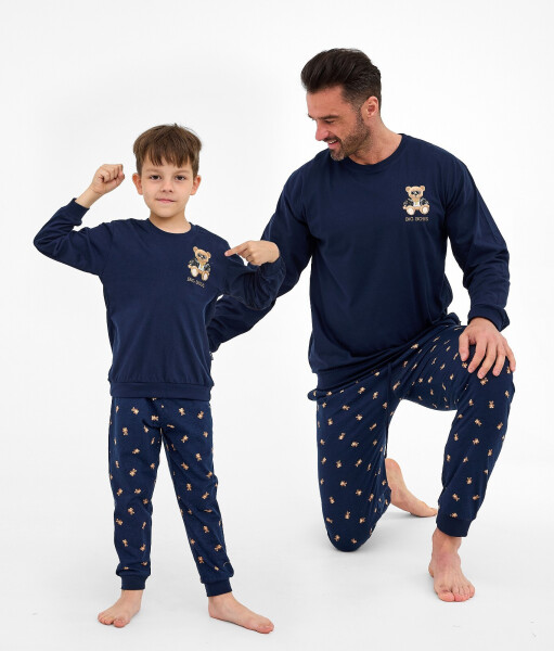 Cornette Kids Boy 593/179 Big Boss pyžamo délka/r 86-128 tmavě modrá 110-116