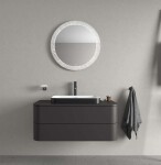 DURAVIT - Happy D.2 Plus Umyvadlová mísa zápustná, 60x40 cm, bez přepadu, WonderGliss, bílá/antracit mat 23596061001