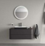 DURAVIT - Happy D.2 Plus Umyvadlová mísa zápustná, 60x40 cm, bez přepadu, bílá/antracit mat 2359606100