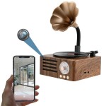 Retro Bluetooth reproduktor se skrytou Full HD WiFi kamerou - WF-LS68